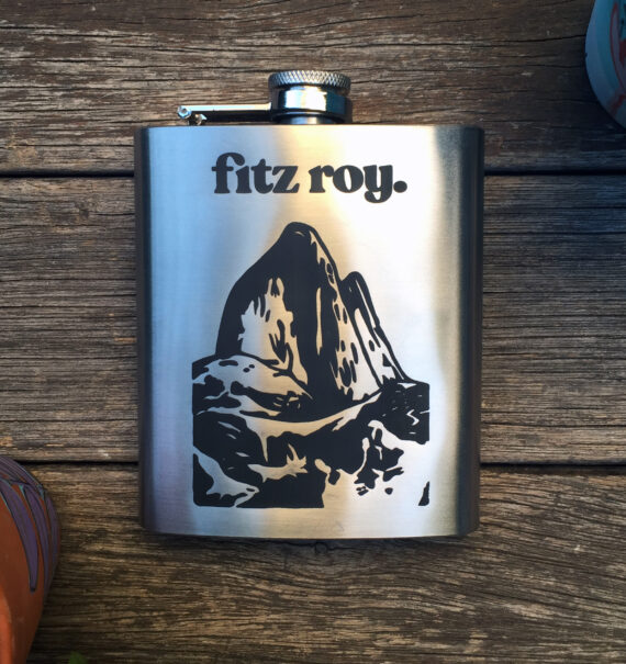 Fitz Roy stainless steel hip flask
